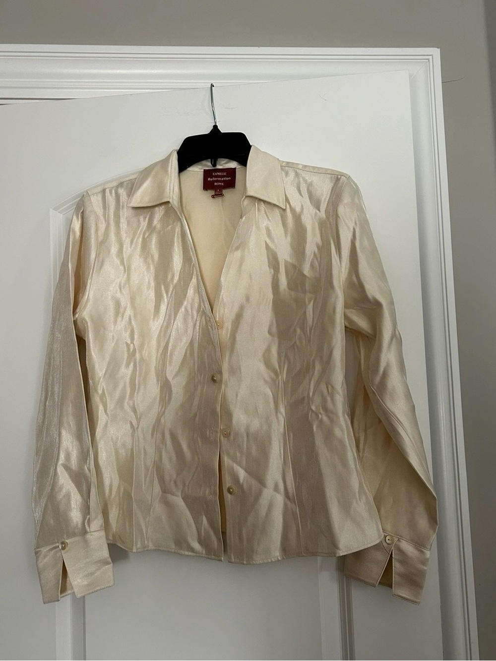 Reformation x Camille Rowe Blouse